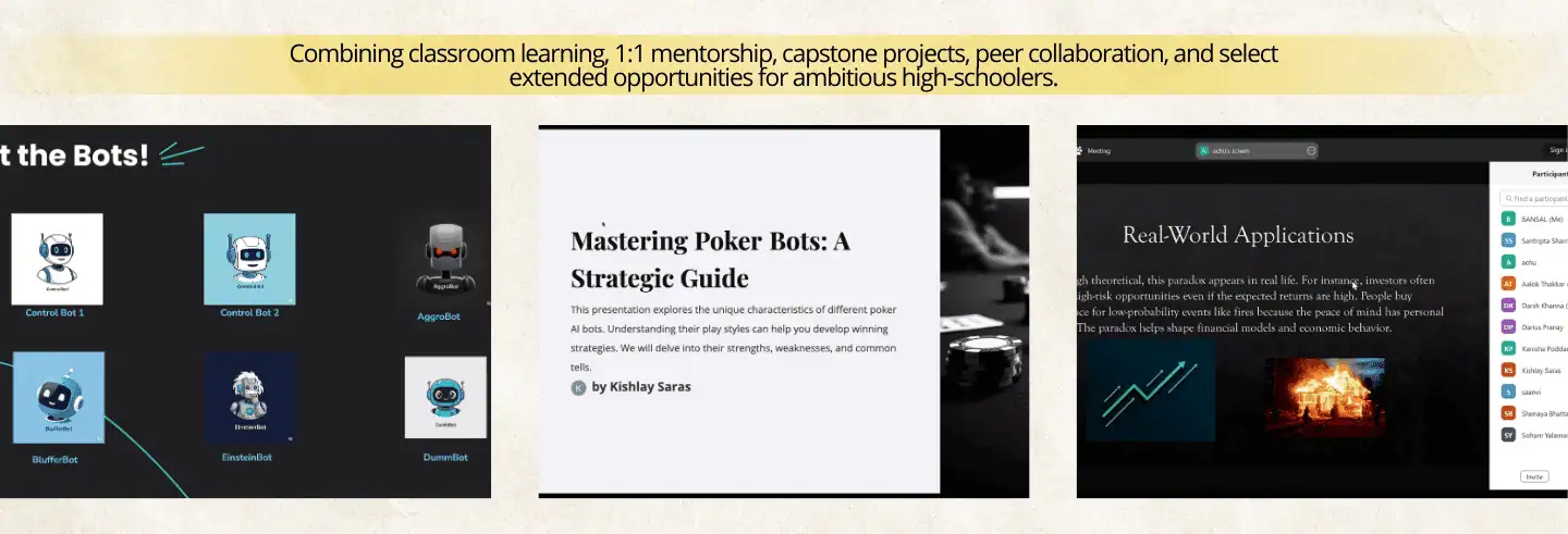 Past Cohort and Top 3 Course Achievers