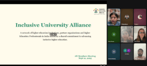 A Google meet screenshot of an all members IUA meeting