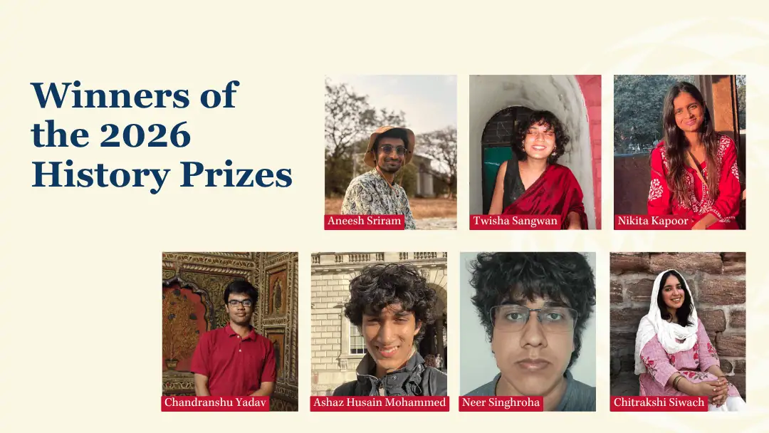Ashoka University announces the winners of the 2026 History Prizes