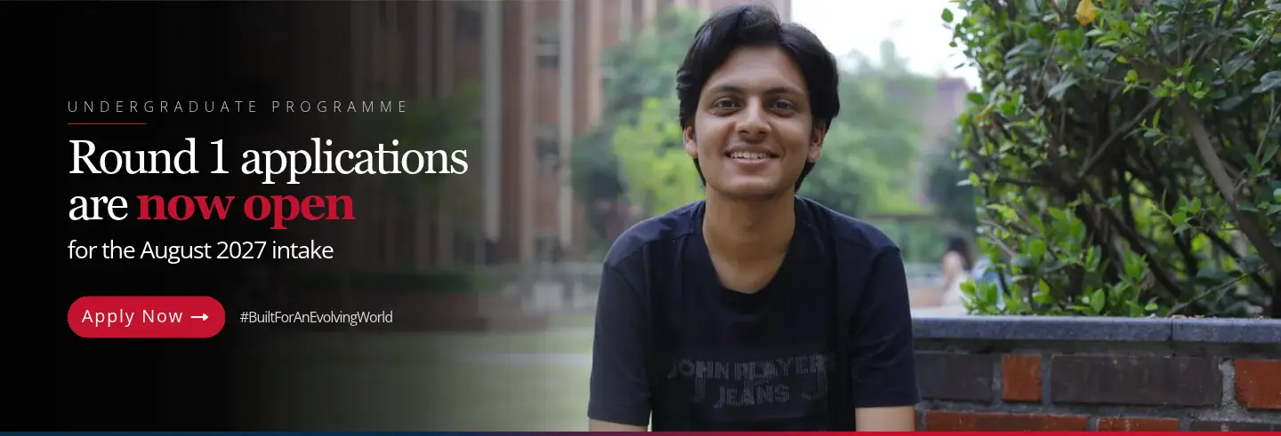 Ashoka University featured banner